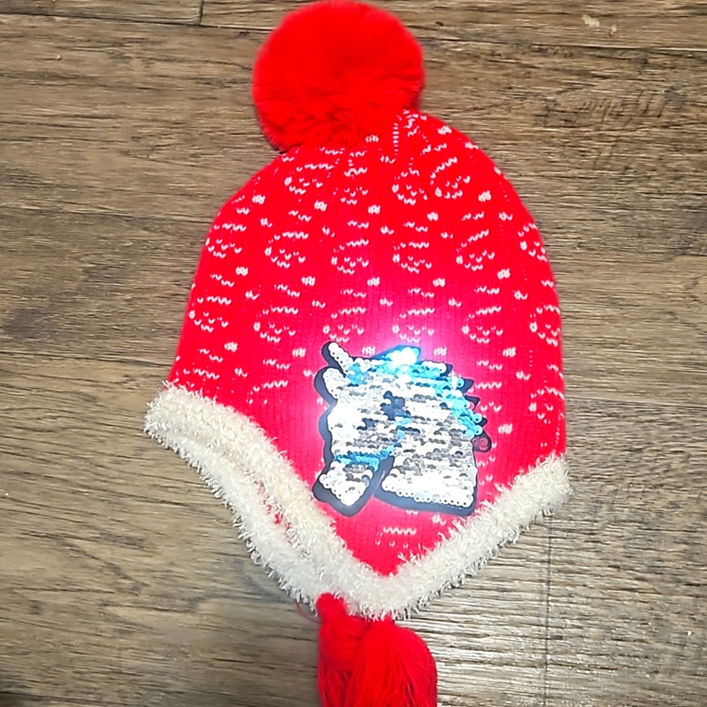 Reversible 🐎 horse, 🦄 unicorn, pink hat